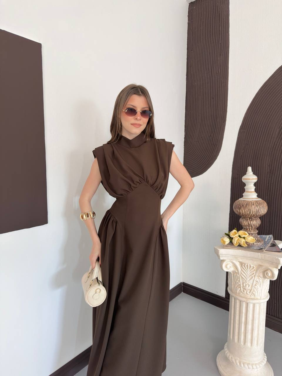 Lina Korse Detaylı Elbise - 2