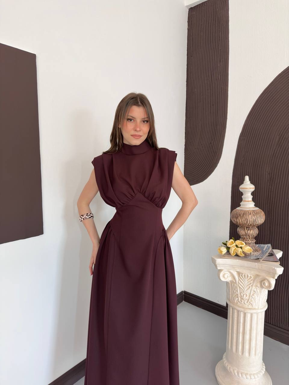 Lina Korse Detaylı Elbise - 2