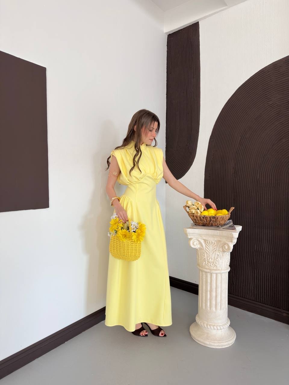 Lina Korse Detaylı Elbise - 2