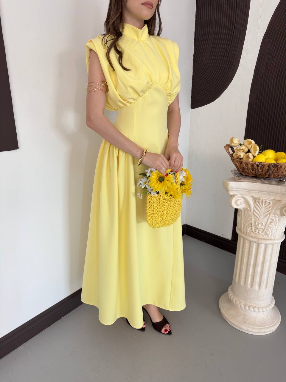 Lina Korse Detaylı Elbise - 3