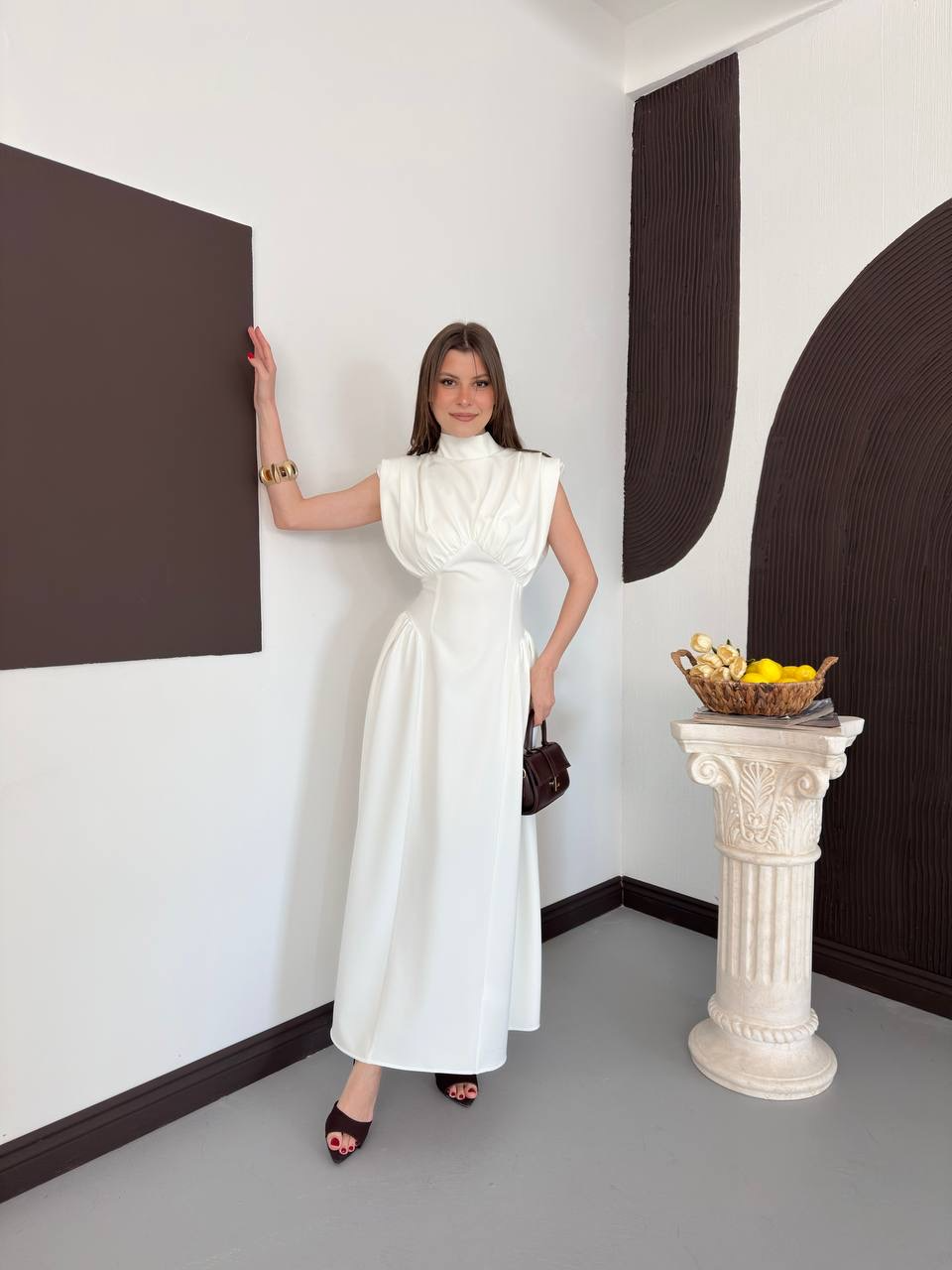 Lina Korse Detaylı Elbise - 2