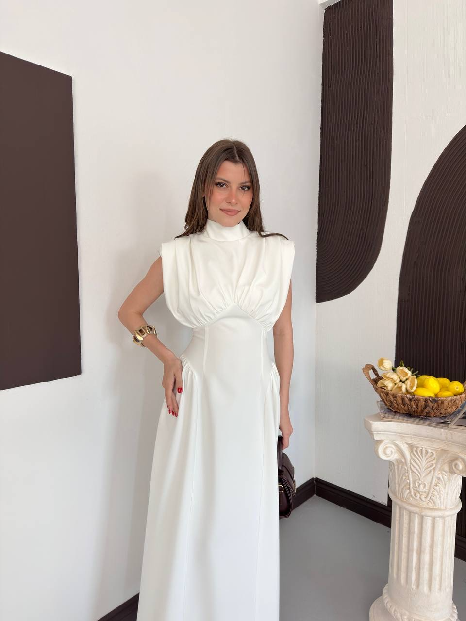 Lina Korse Detaylı Elbise - 3